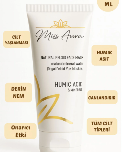 Anti-Aging Yüz Maskesi – Humik Asitli Doğal Peloid, Derin Nem & Canlandırma 150 ml