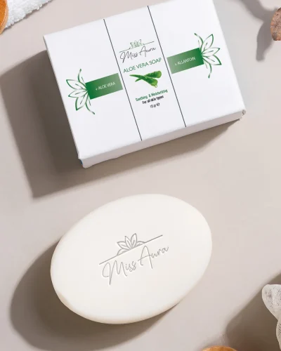Aloe Vera Sabun – Yatıştırıcı & Nemlendirici Tüm Cilt Tipleri, 115 gr