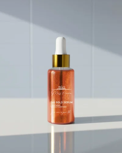 24K Altın Serum – 9 Peptid Solüsyon Yaşlanma & Kırışıklık Karşıtı, 30 ml