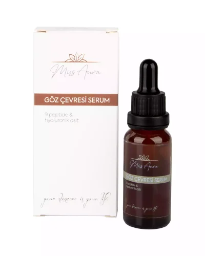 Göz Çevresi Serum – 9 Peptide & Hyaluronik Asit, 20 ml