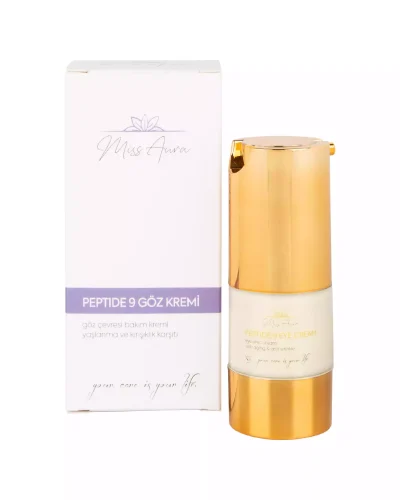 Peptide 9 Göz Çevresi Kremi – Göz Çevresi Bakım Kremi Yaşlanma ve Kırışıklık Karşıtı, 20 ml