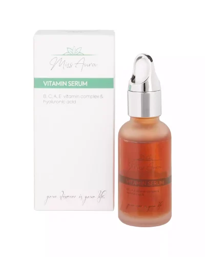 Vitamin Serum – B, C, A, E Vitamin Complex & Hyaluronik Asit, 30 ml